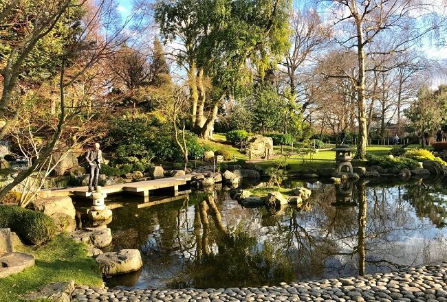 הגן היפני (גן קיוטו) בהולנד פארק