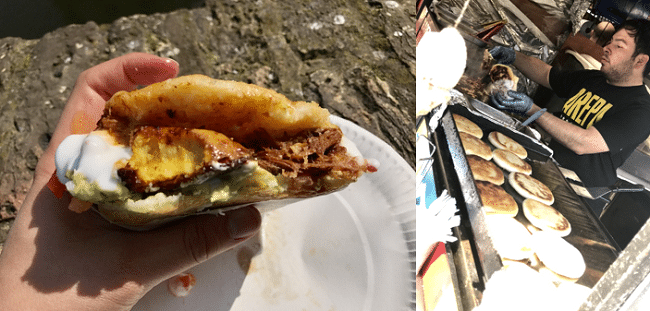 ארפה - אוכל רחוב ונצואלי