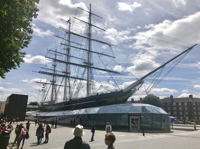 ספינת המפרש המהירה ביותר בעולם במאה ה-19. Cutty Sark