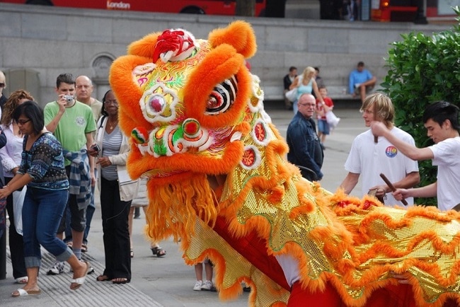חגיגות השנה הסינית החדשה בלונדון