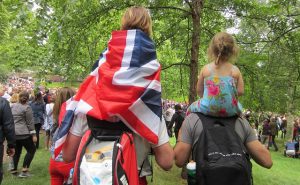 משפחה מטיילת בלונדון