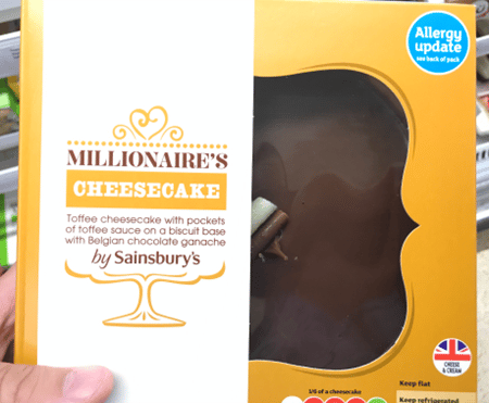 Sainsbury’s Millionaire’s Cheesecake