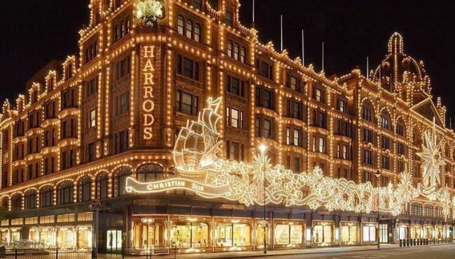 אורות הכריסמס של Harrods