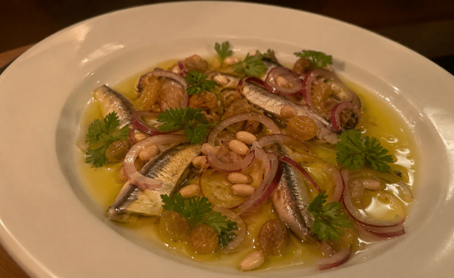 אנשובי ב-Tiella Trattoria