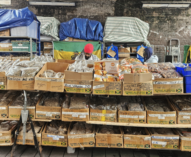 דוכן רחוב בבריקסטון