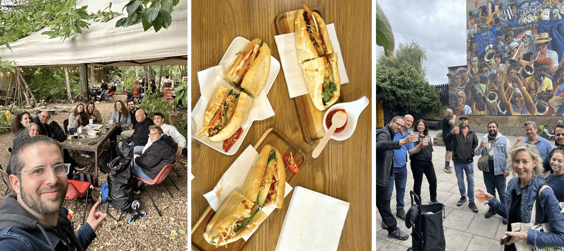 תמונות מהסיור של עומר לוגסי בדלסטון